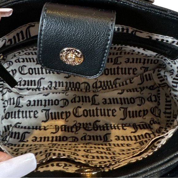 Juicy Couture Black Quilted Crossbody Bag with Gold Accents - Picture 7 of 9